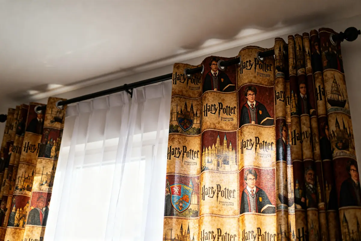 Rideau Harry Potter : style unique pour chambre enfant magique