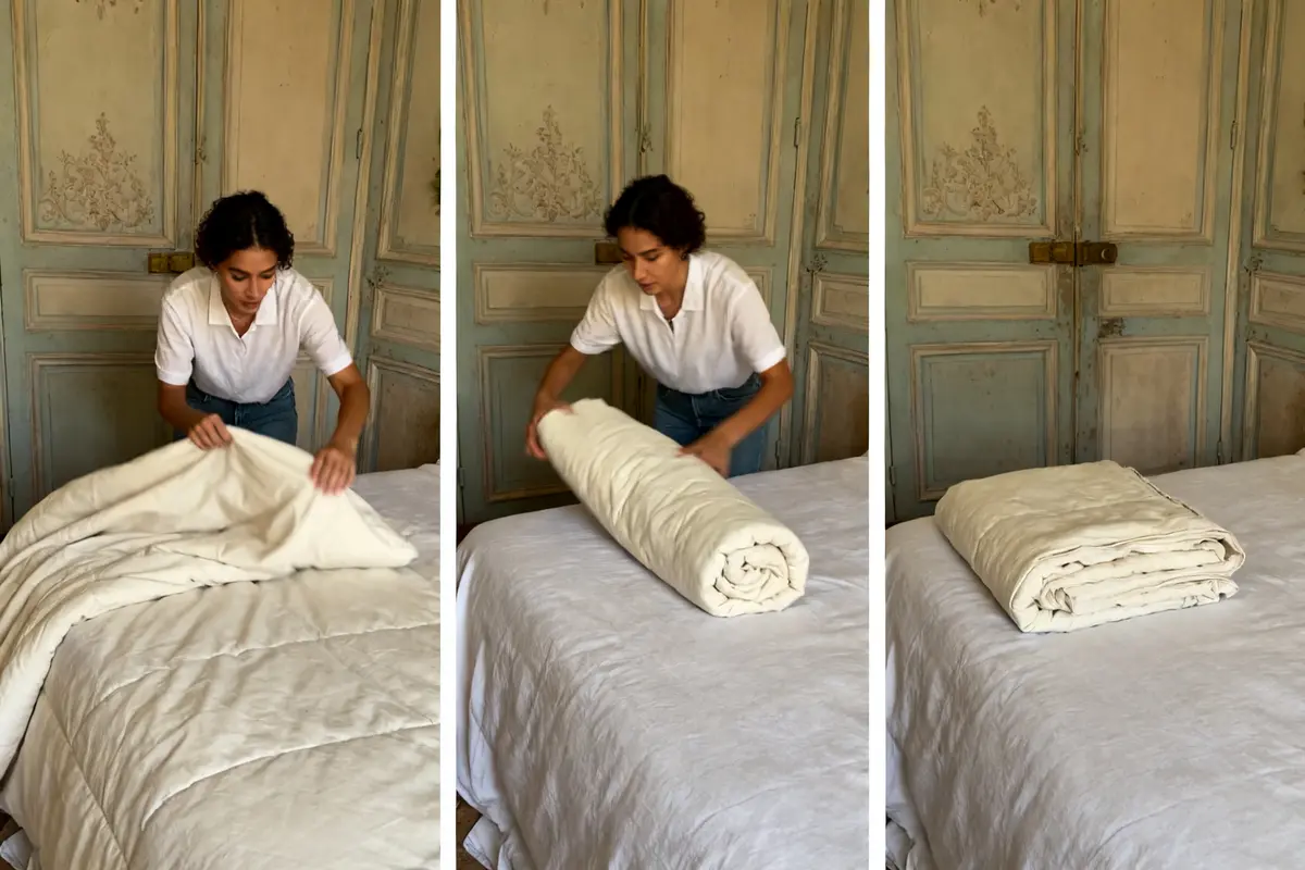 Mettre housse de couette : 3 techniques faciles pour réussir !